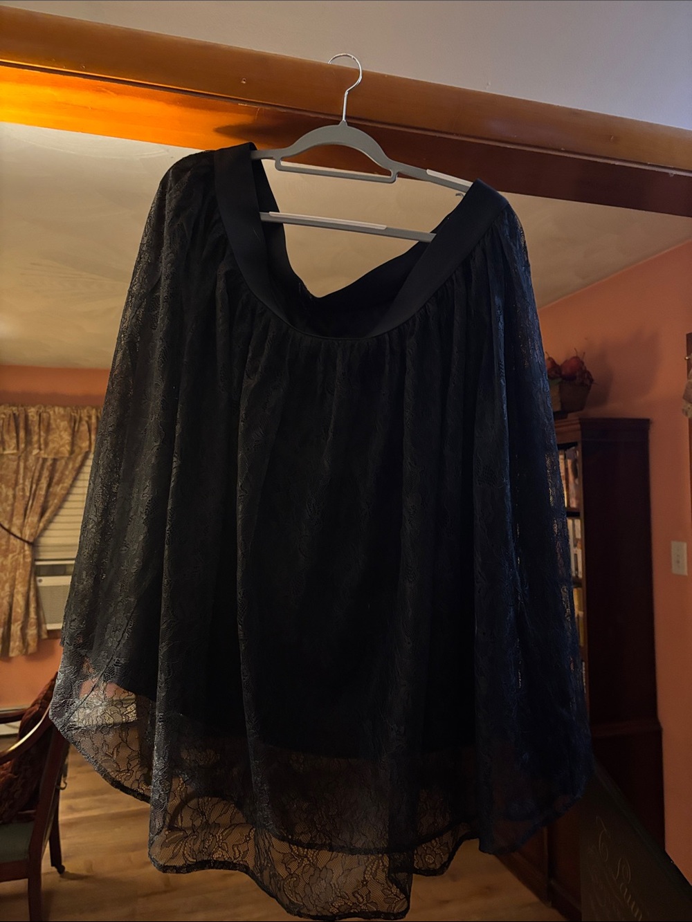 Lane Bryant Black Lace Skirt